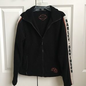 Vintage Harley Davidson Fleece Zip Up